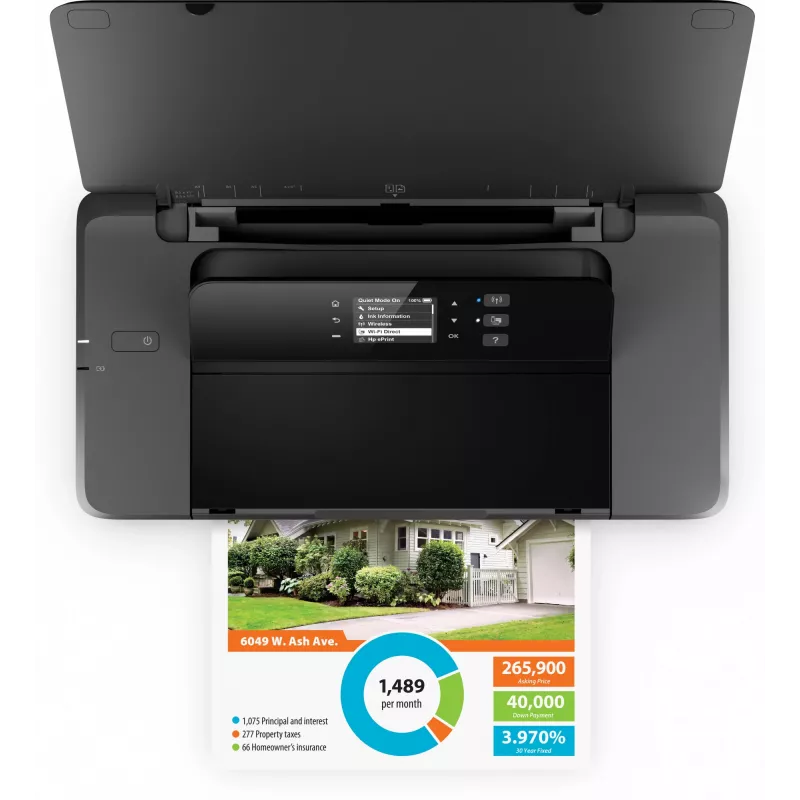 HP Officejet 200 Mobiler kabelloser Farbdrucker