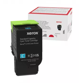 Xerox Genuine ® C310 Color Printer/C315 Color Multifunction Printer Cyan Standardkapazität Tonerpatrone (2000 Seiten) - 006R04357