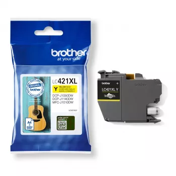 Brother LC-421XLY Druckerpatrone 1 Stück Original High (XL) Yield Gelb