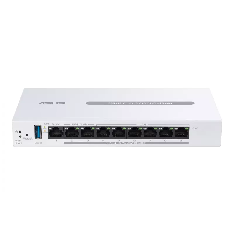 ASUS ExpertWiFi EBG19P kabelgebundener Router Gigabit Ethernet Weiß