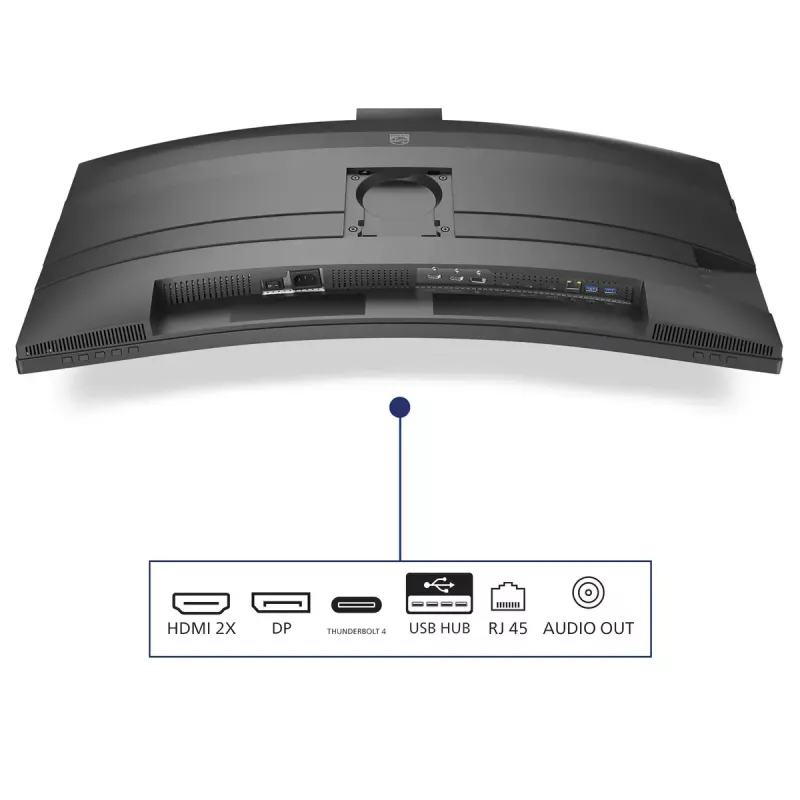 Philips 6000 series 34B2U6603CH/00 Computermonitor 86,4 cm (34 Zoll) 3440 x 1440 Pixel Wide Quad HD LCD Grau