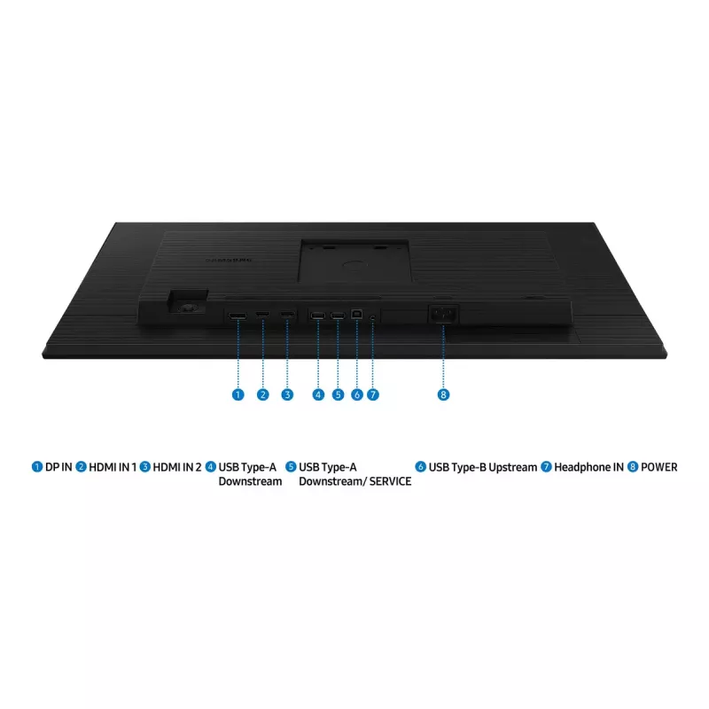 Monitor Samsung 27 Zoll S40GD LCD Full HD 1920x1080 IPS 5 ms 100 Hz VESA USB-Hub HDMI DisplayPort