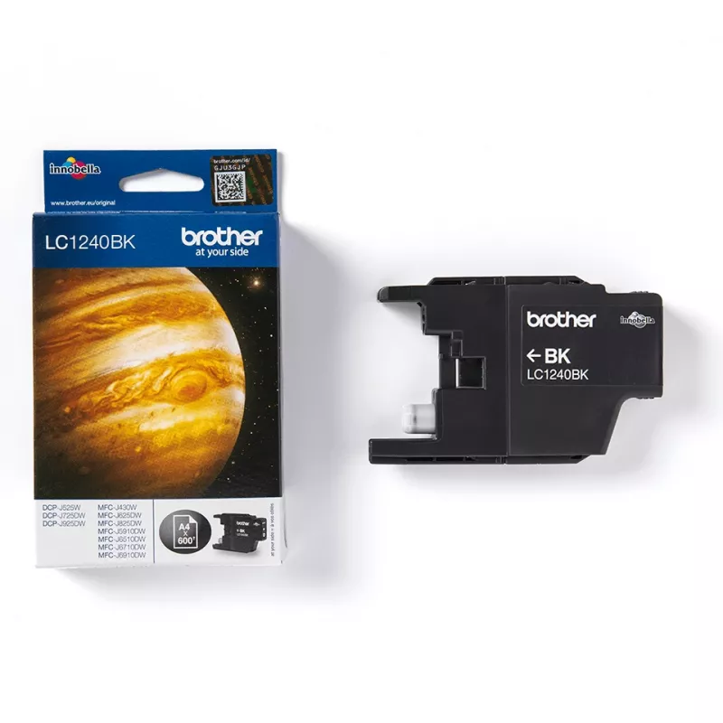 Brother LC1240BK Tintenpatrone 1 Stk. Original Schwarz