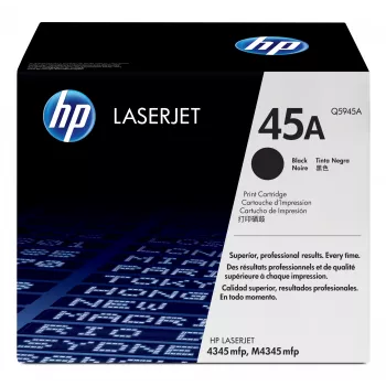 HP 45A Original LaserJet Tonerkartusche Schwarz, 18.000 Seiten, Schwarz, 1 Stück