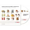 Bosch Styline Küchenmaschine 900 W 3,9 L Edelstahl, Weiß