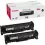 Canon CRG-718 Bk VP Tonerkartusche 2 Stück Original Schwarz