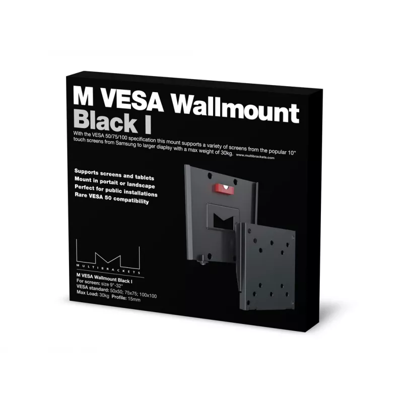 Wallmount Multibrackets M VESA I Schwarz 50x50 75x75 100x100