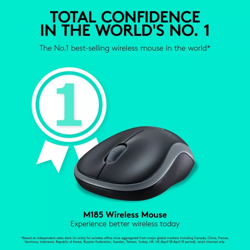 Logitech Wireless Mouse Blau 910-002239