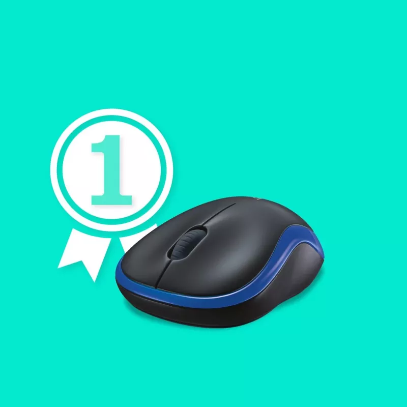 Logitech Wireless Mouse Blau 910-002239