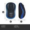Logitech Wireless Mouse Blau 910-002239
