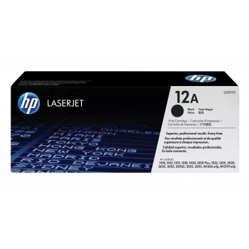 HP 12A Black Original LaserJet Tonerkartusche