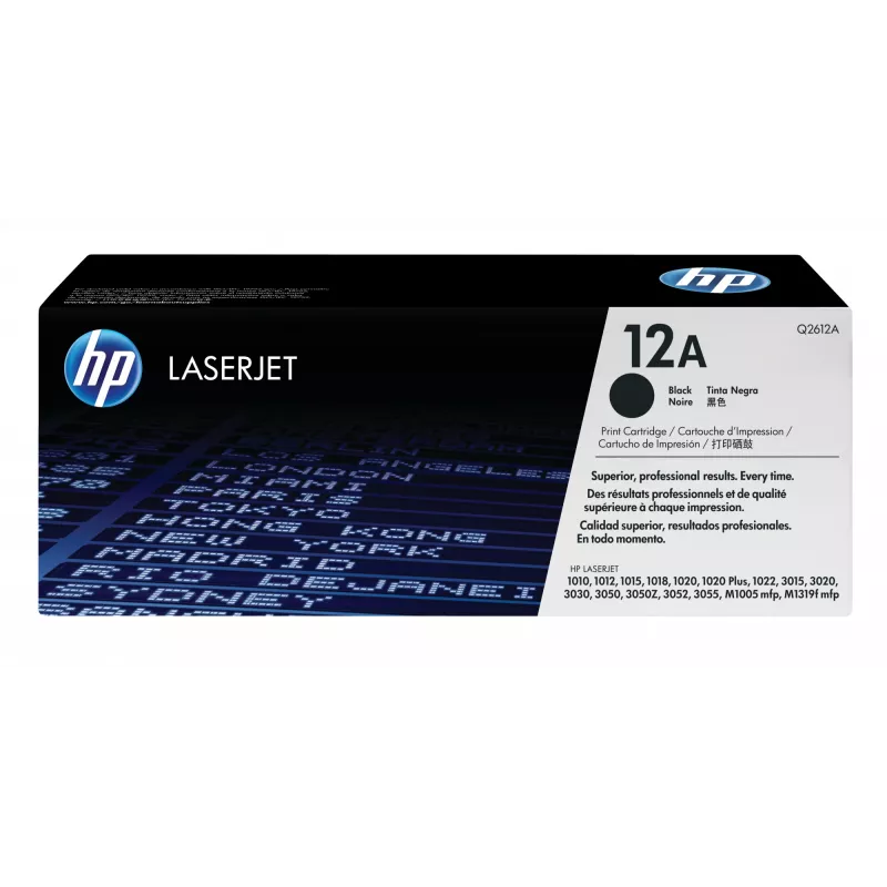 HP 12A Black Original LaserJet Tonerkartusche