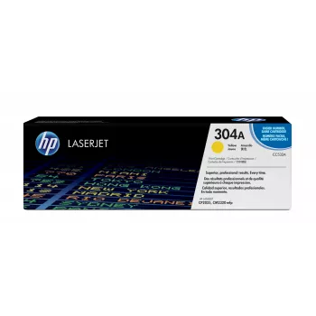 HP 304A Gelbe Original LaserJet Tonerkartusche, 2800 Seiten, Gelb, 1 St.