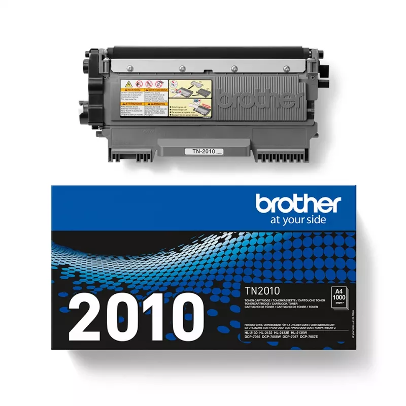 Brother TN-2010 Tonerkartusche, 2600 Seiten, Schwarz