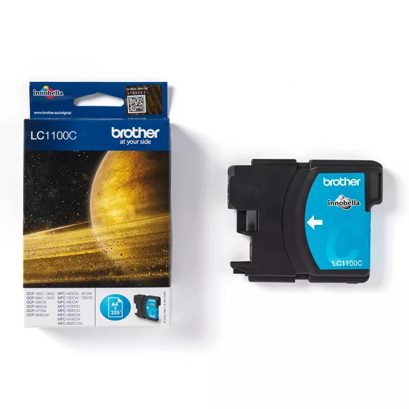 Brother LC1100C Tintenpatrone 1 Stk. Original Cyan