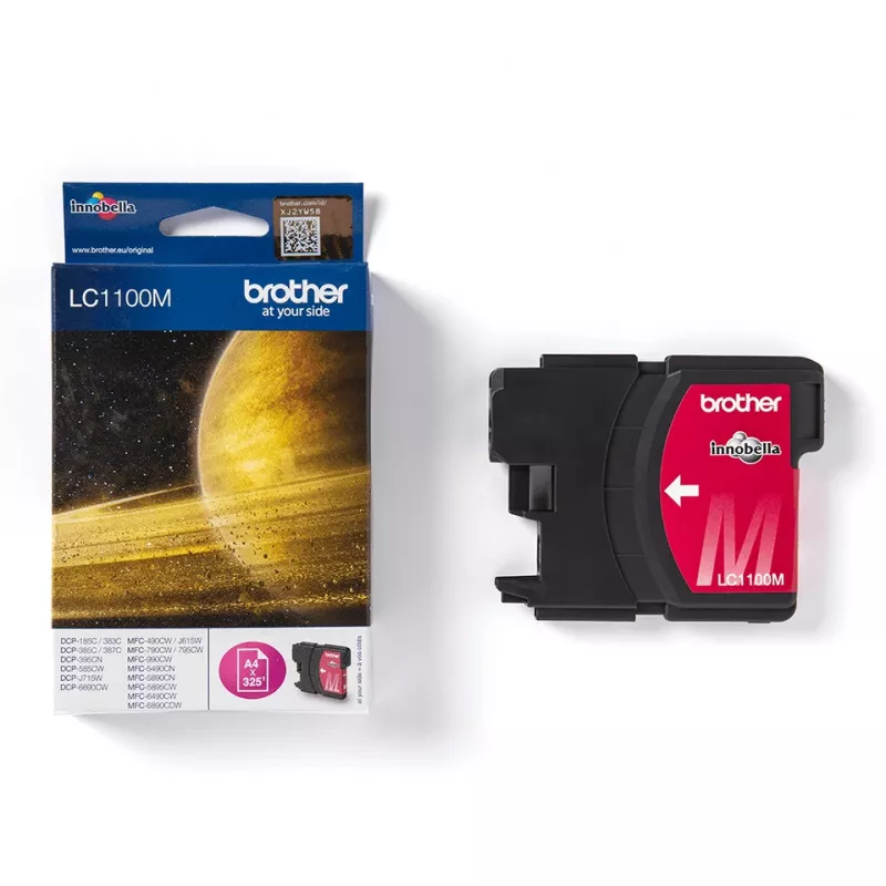 Cartridge Brother LC-1100M Red 325 Seiten (5.5ml) DCP385,585,715,MFC290,490,615