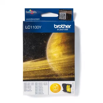 Brother LC1100Y Tintenpatrone 1 Stk. Original Gelb