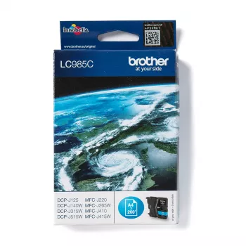Brother LC985C Tintenpatrone 1 Stk. Original Cyan