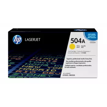 HP 504A gelbe Original-LaserJet-Tonerkartusche, 7000 Seiten, Gelb, 1 Stk.