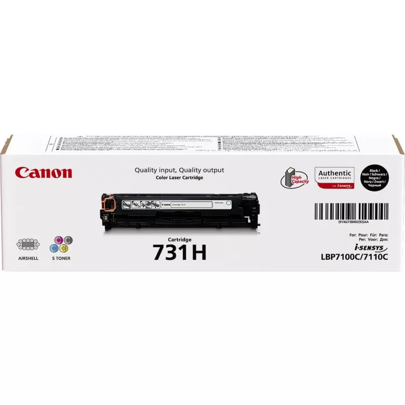 Toner-Kartusche Canon 731H 1 Stk. Original Schwarz 6000 Seiten