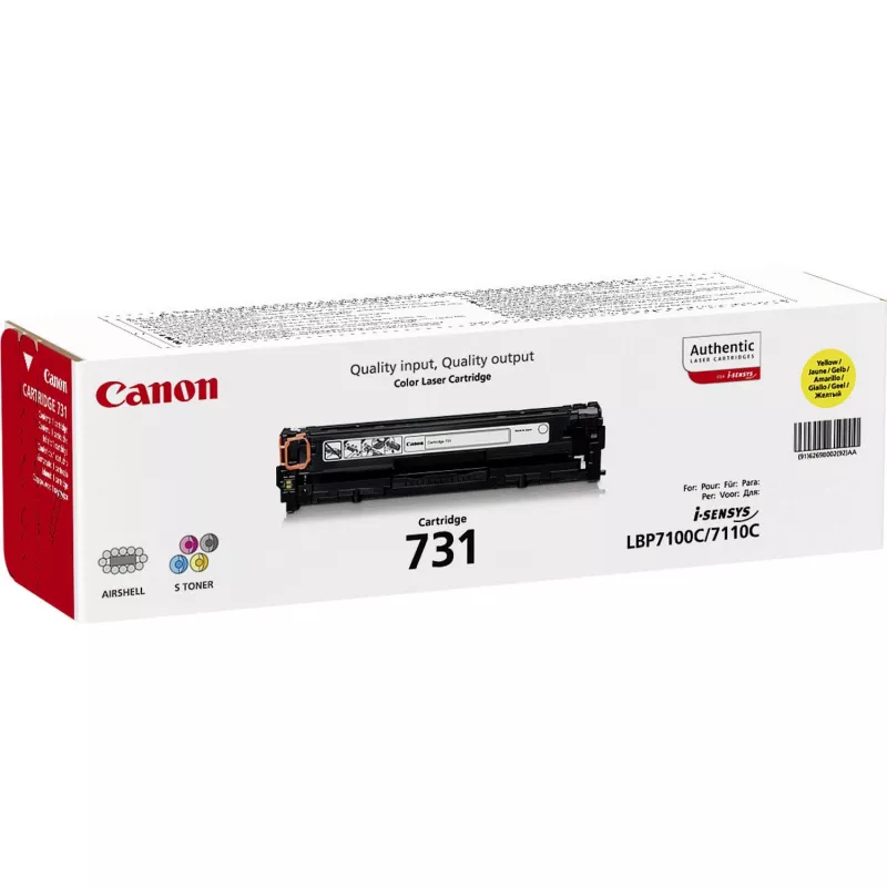 Canon 731 Tonerpatrone 1 Stk. Original Gelb