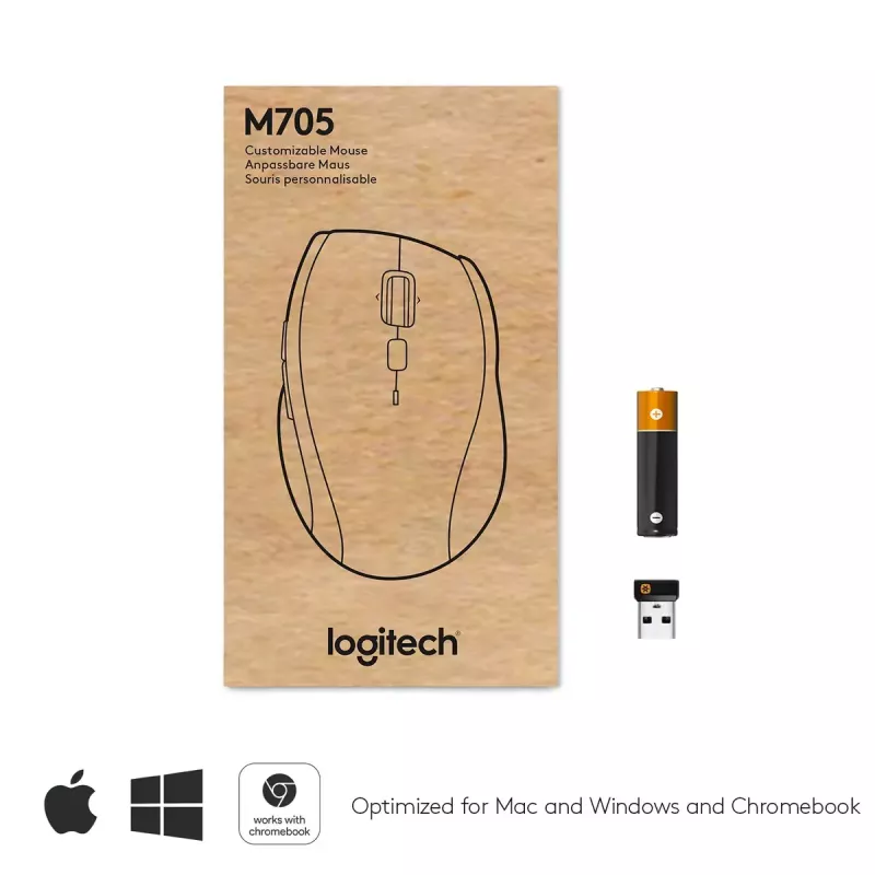 Mouse Logitech Marathon M705 RF Wireless