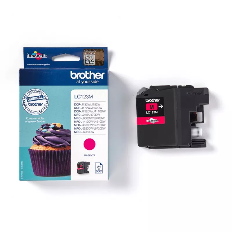 Brother LC123M Tintenpatrone 1 Stk. Original Magenta