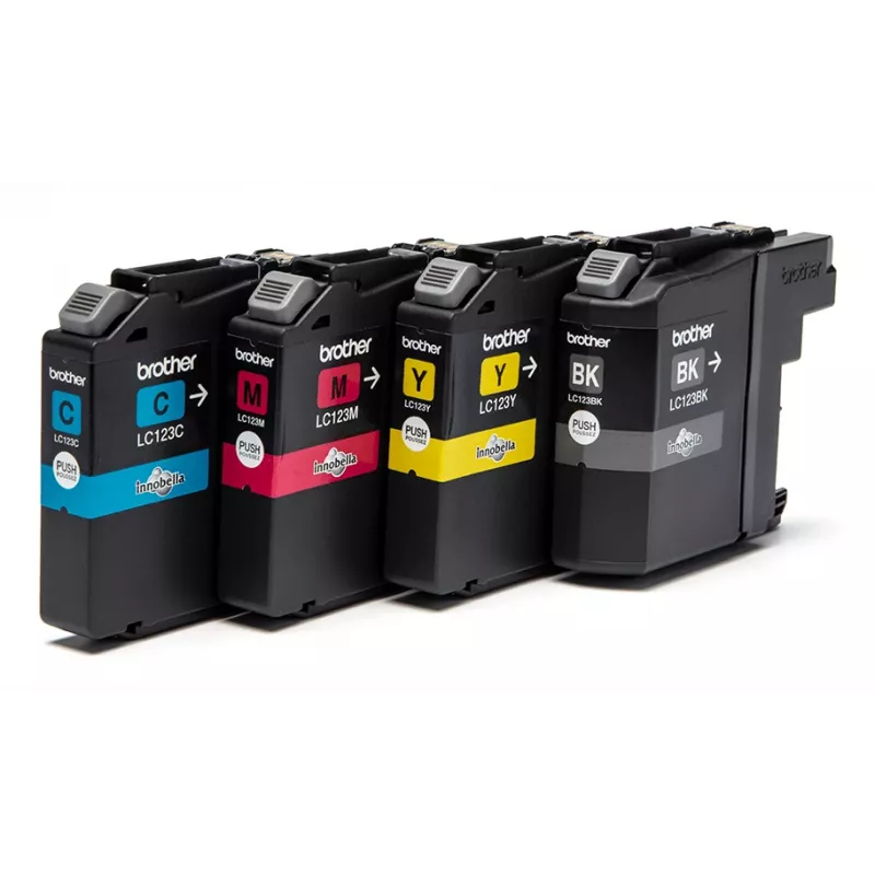 Brother LC-123VALBP Tintenpatrone 4 Stk. Original Schwarz, Cyan, Magenta, Gelb