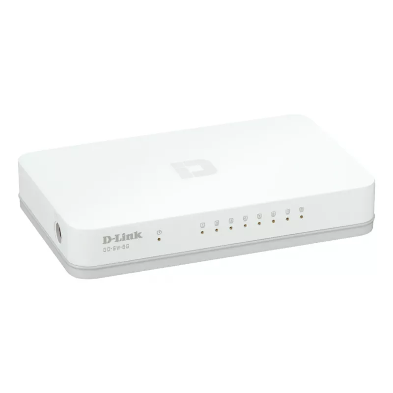 D-Link GO-SW-8G/E Netzwerk-Switch Unmanaged Gigabit Ethernet (10/100/1000) Weiß