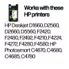 HP 300 2er-Pack Schwarz/Dreifarbig Original Tintenpatronen, Schwarz, Cyan, Magenta, Gelb, Pigmenttinte, Farbstofftinte, 2 Stück, 200 Seiten, 165 Seiten