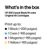 HP 300 2er-Pack Schwarz/Dreifarbig Original Tintenpatronen, Schwarz, Cyan, Magenta, Gelb, Pigmenttinte, Farbstofftinte, 2 Stück, 200 Seiten, 165 Seiten
