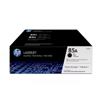 HP 85A 2er-Pack schwarze Original LaserJet Tonerkartuschen