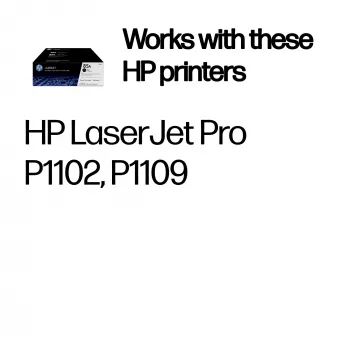 HP 85A 2er-Pack schwarze Original LaserJet Tonerkartuschen