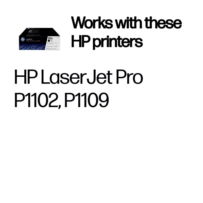 HP 85A 2er-Pack schwarze Original LaserJet Tonerkartuschen