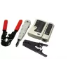 Kabelvorbereitungswerkzeug-Set LOGILINK WZ0012 — Werkzeuge für RJ45 und RJ11 (Abisolierer, Crimpzange, Schneider)