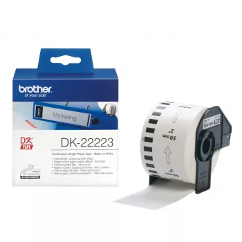 Brother DK-22223 Druckeretikett Weiß
