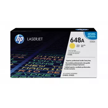 HP 648A Gelbe Original-LaserJet-Tonerkartusche, 11000 Seiten, Gelb, 1 Stk.