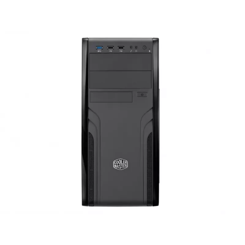 COOLER MASTER Gehäuse Coolermaster Force 500 Midi-Tower ATX ohne Netzteil Schwarz