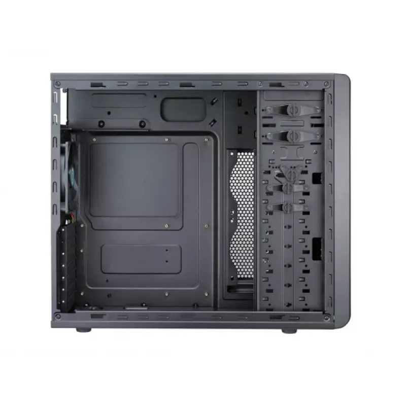 COOLER MASTER Gehäuse Coolermaster Force 500 Midi-Tower ATX ohne Netzteil Schwarz
