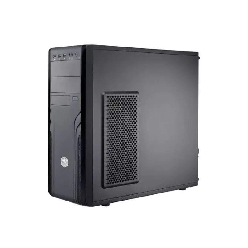 COOLER MASTER Gehäuse Coolermaster Force 500 Midi-Tower ATX ohne Netzteil Schwarz