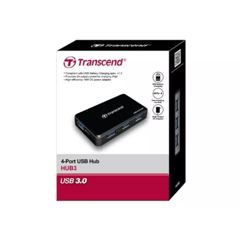 TRANSCEND Hub Hub3 4-Port USB 3.0