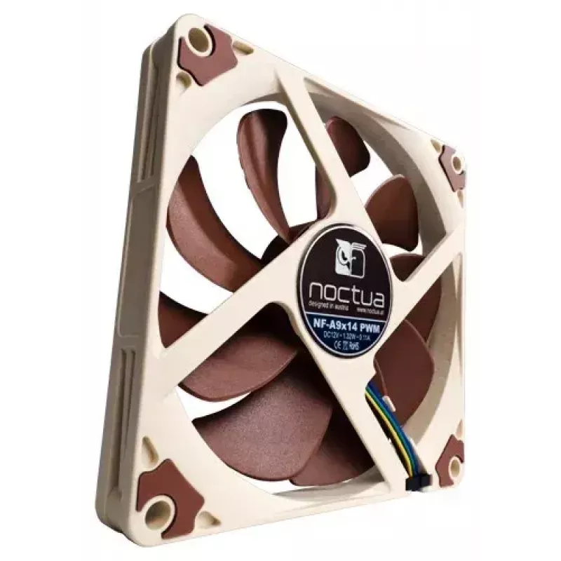 Gehäuselüfter Noctua NF-A9X14 PWM 92 mm, 12 V, 1700–2200 RPM, 50.5 m³/h, 0.92–1.64 mmH2O, SSO2-Lager