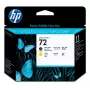 HP 72 Matt-Schwarzer und Gelber DesignJet Druckkopf