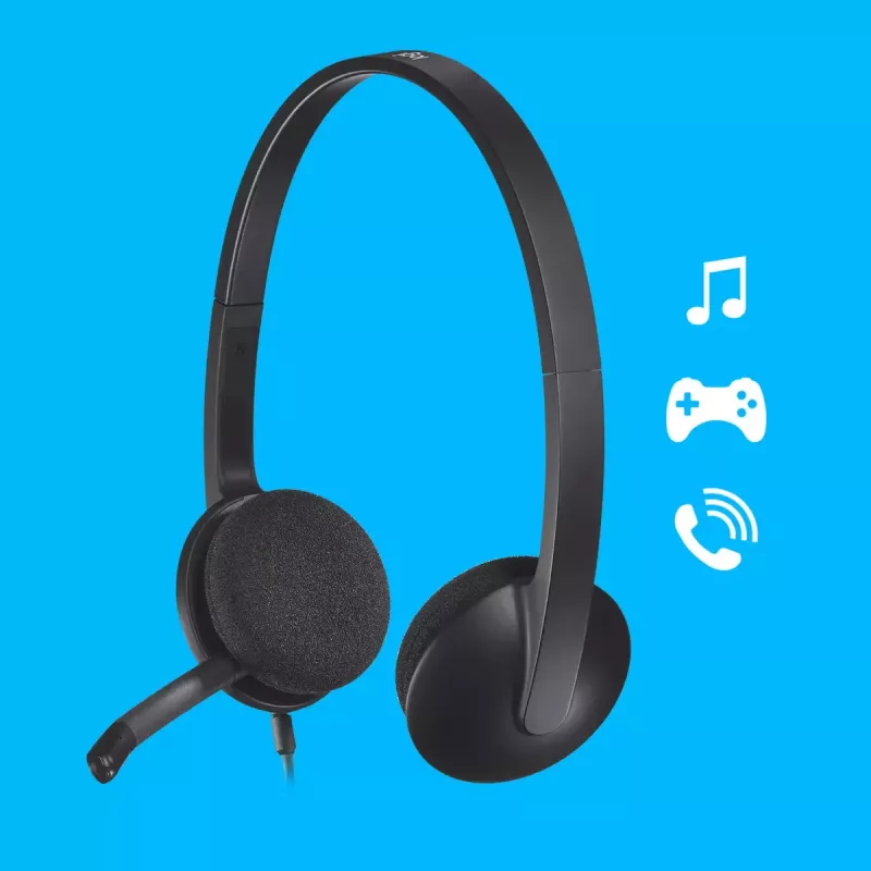 LOGITECH H340 - USB - Headset - Schwarz