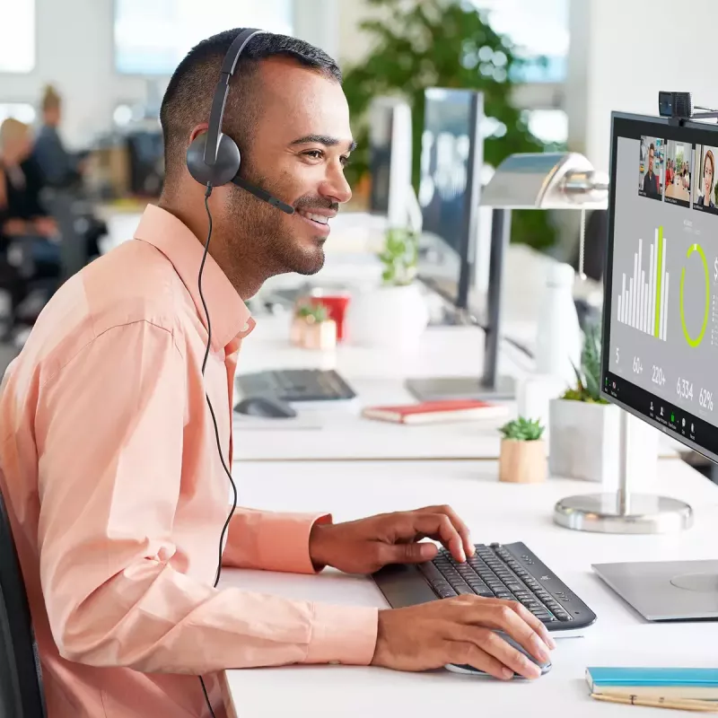LOGITECH H340 - USB - Headset - Schwarz