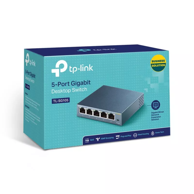 Unmanaged Switch TP-Link TL-SG105 5-Port 10/100/1000Mbps