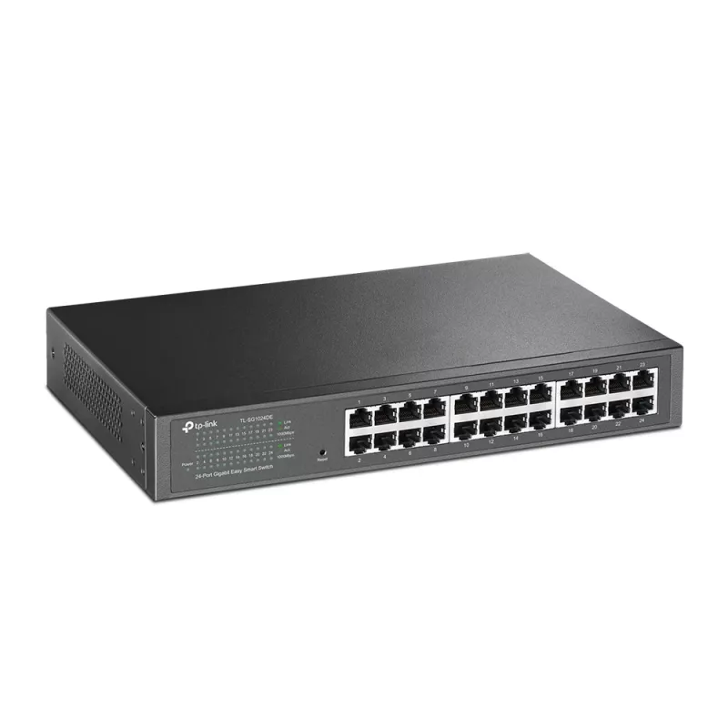 TP-Link 24-Port Gigabit Easy Smart Switch, Managed, L2, Gigabit Ethernet (10/100/1000), Rack-Montage, 1U