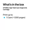 HP 951XL Original-Tintenpatrone Cyan (Hohe Ergiebigkeit)