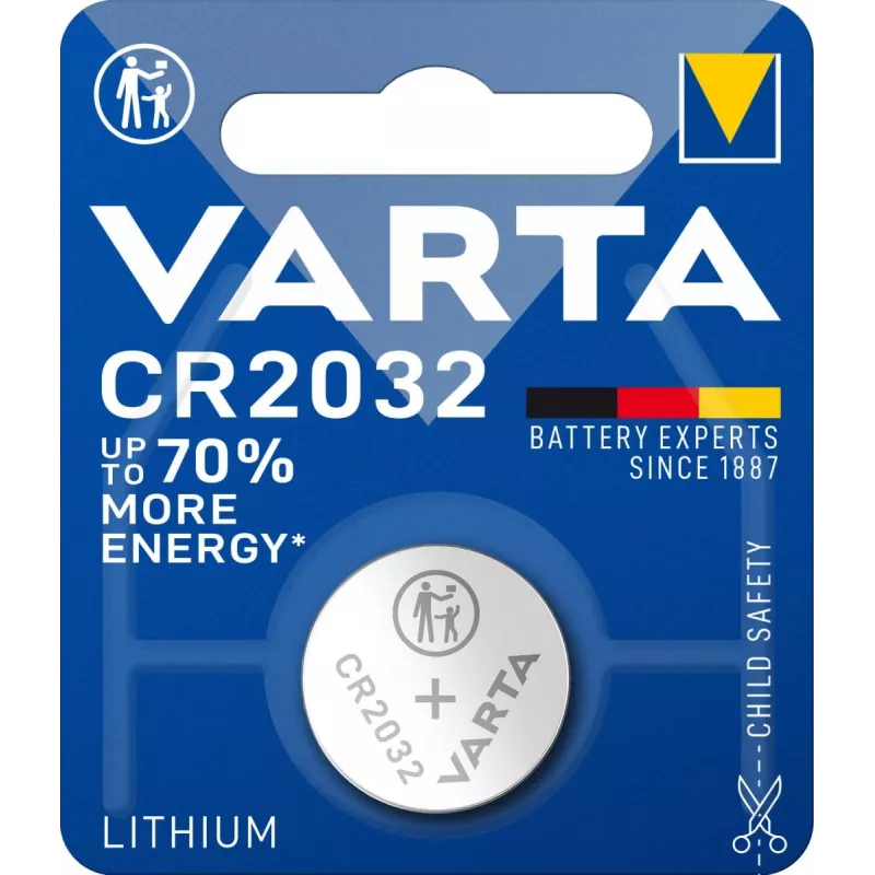 Einwegbatterie Varta CR2032 V 1-BL (6032) Lithium