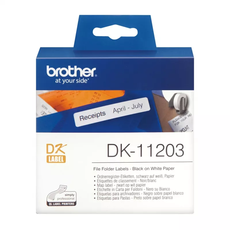 Aktenordner-Etiketten Brother DK11203